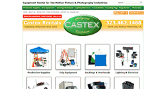 Desktop Screenshot of castexrentals.com